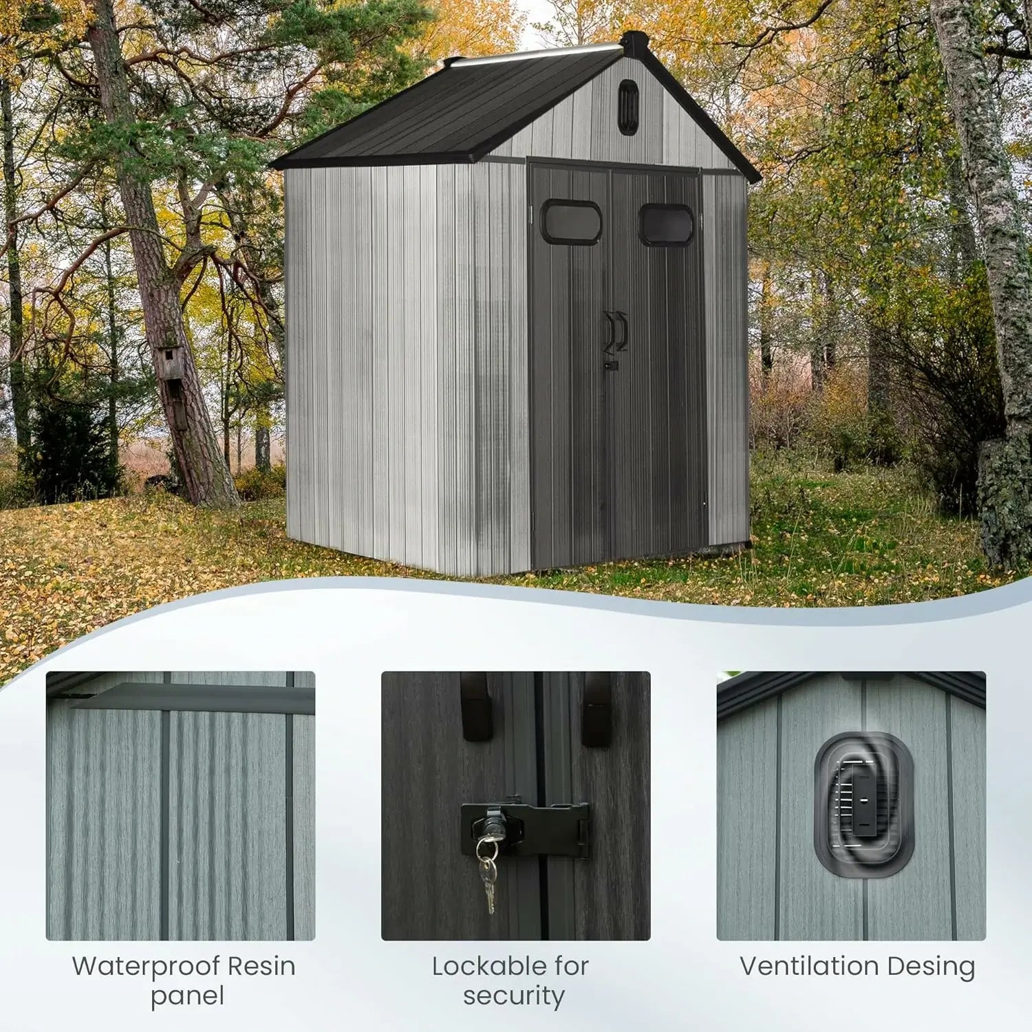 domi resin storage shed#size_6' x 4'