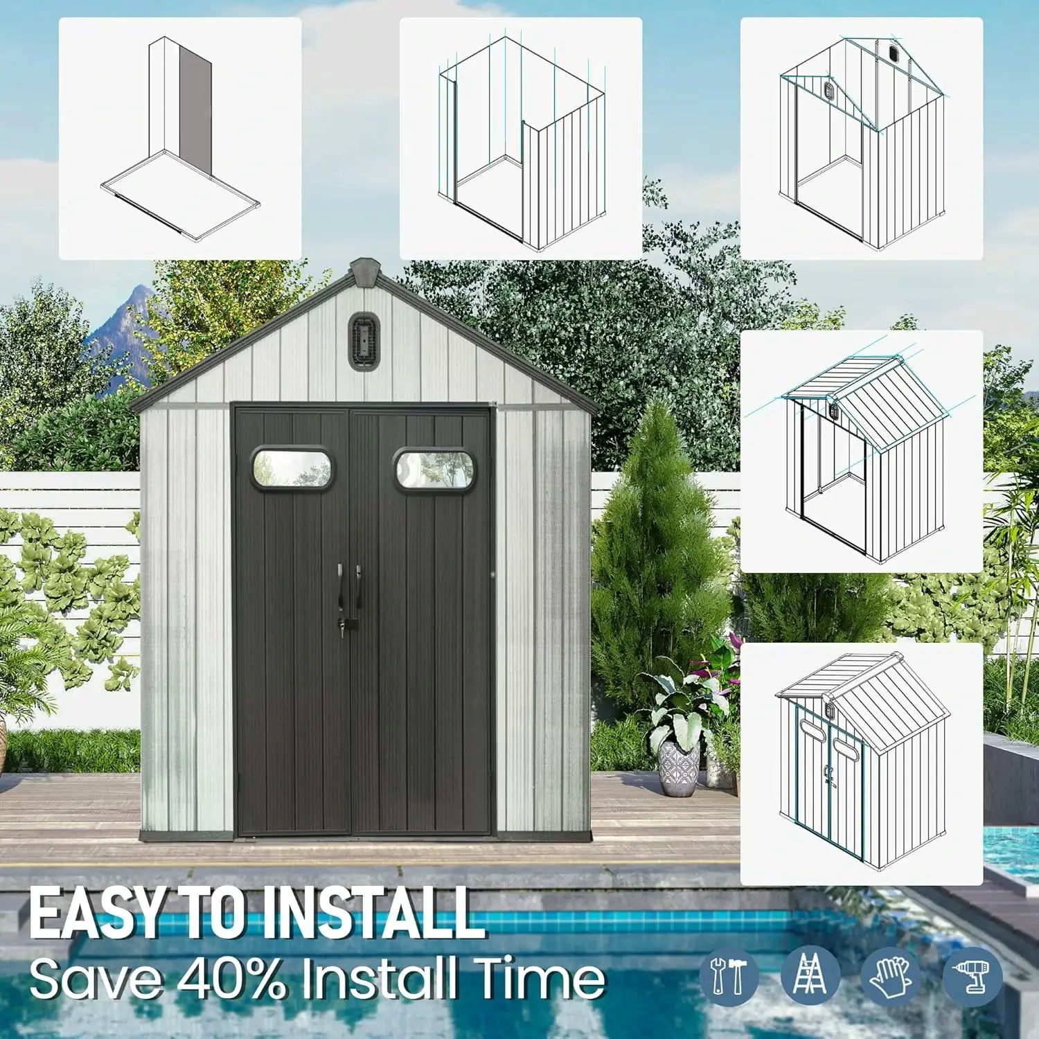 domi resin storage shed#size_6' x 4'