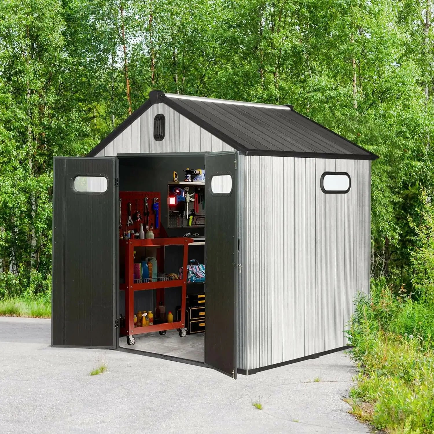domi resin storage shed#size_8' x 6'
