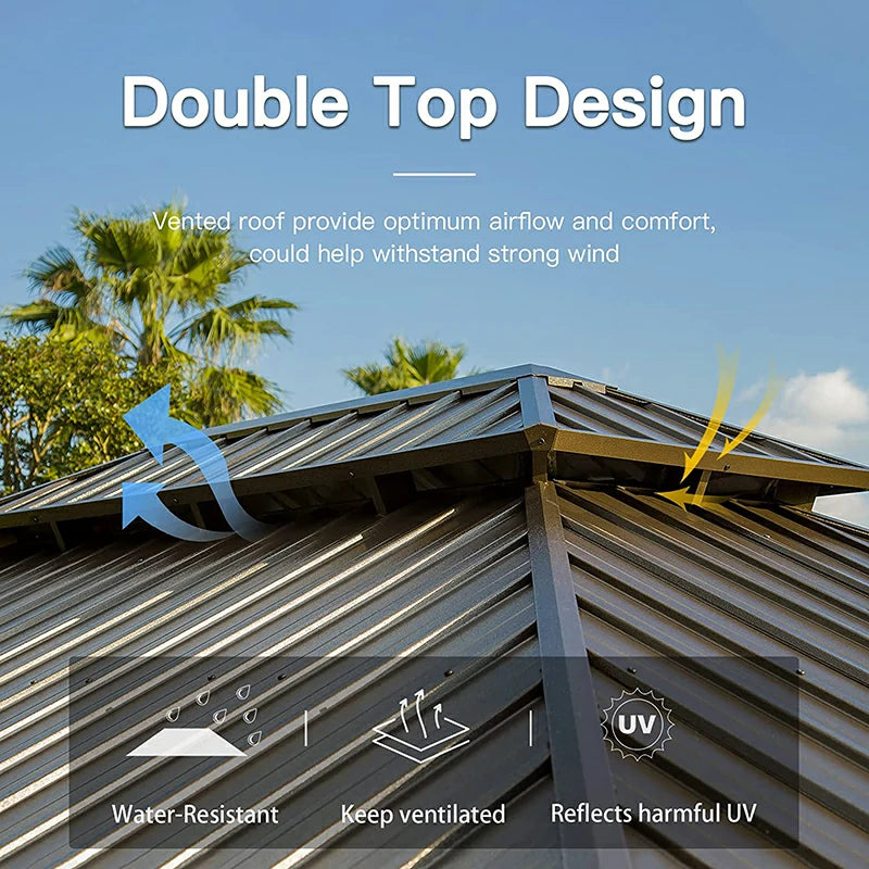 Domi Hardtop gazebo#size_10'x14'