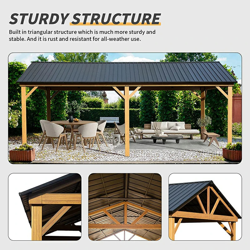 12'x20' Gable Roof Gazebo