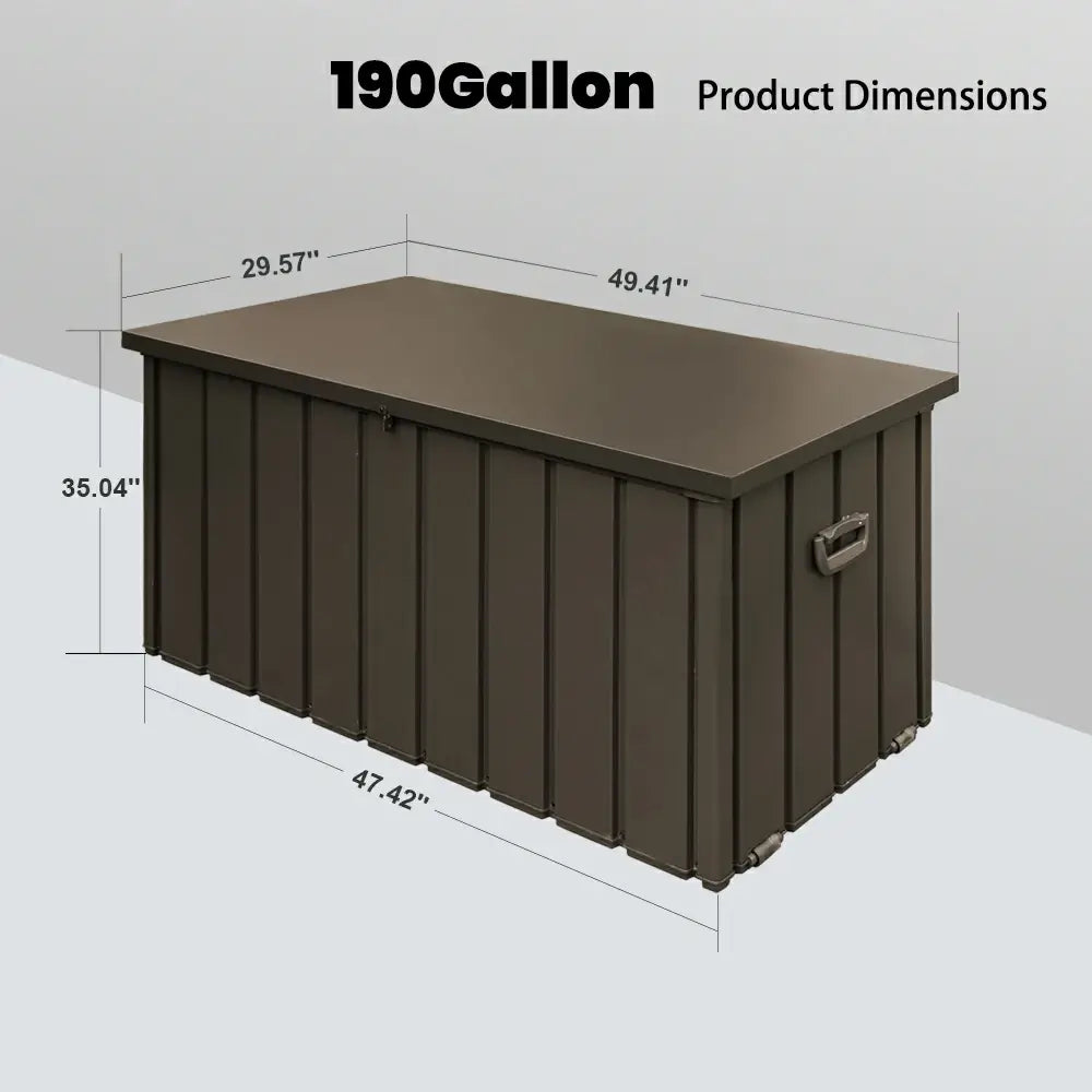 Domi Outdoor Living deck box#capacity_190 gallons