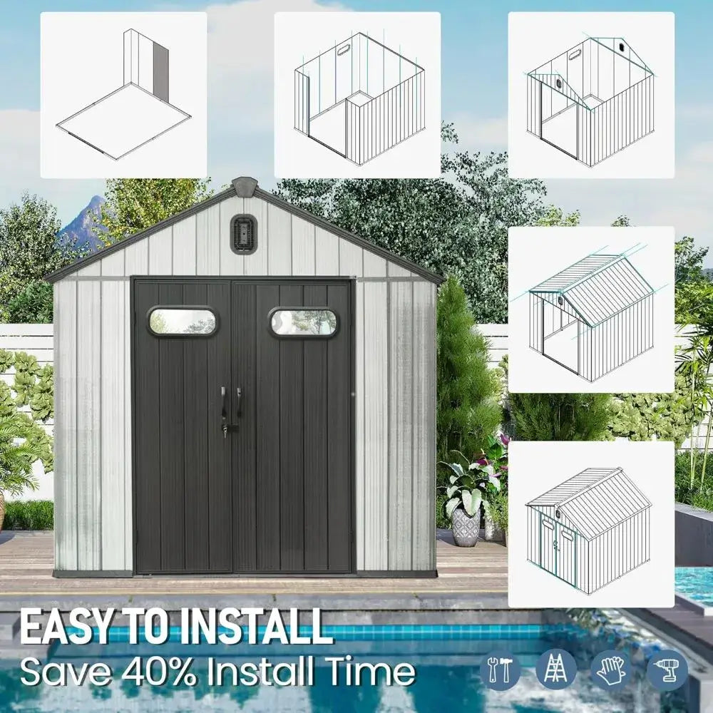 domi resin storage shed#size_8' x 8'