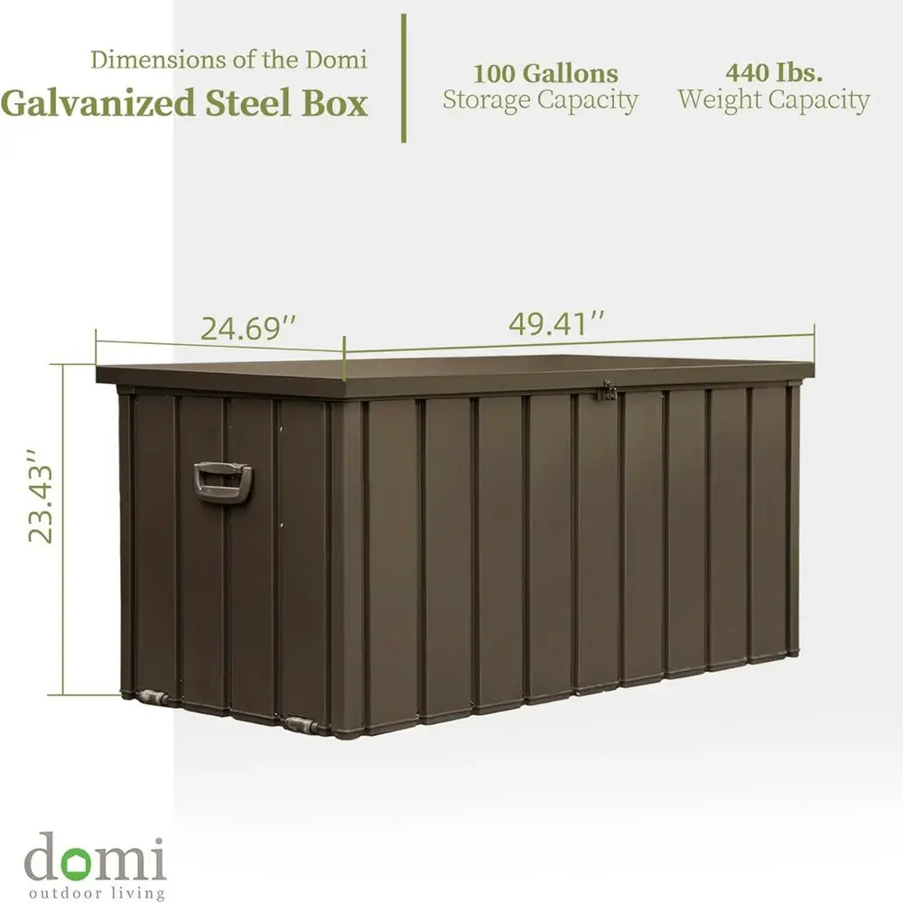 Domi Outdoor Living deck box#capacity_100 gallons