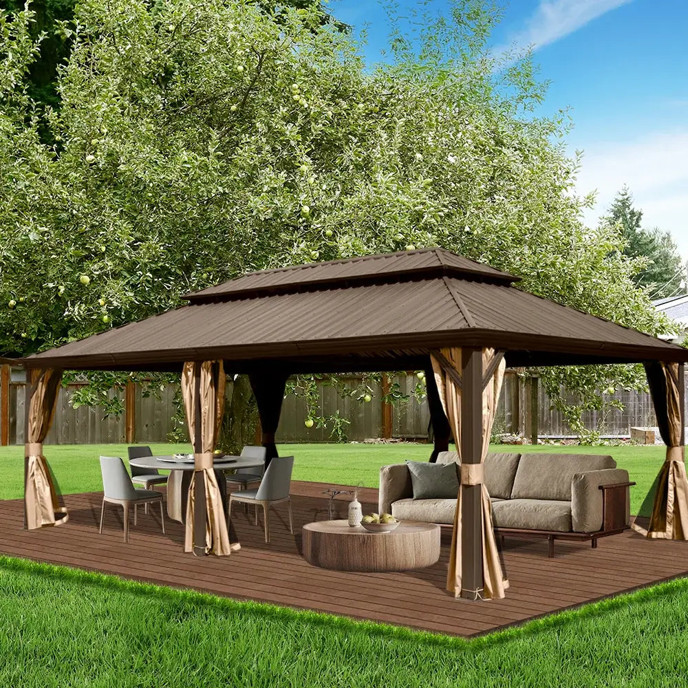 Domi Hardtop gazebo#size_14'x22'