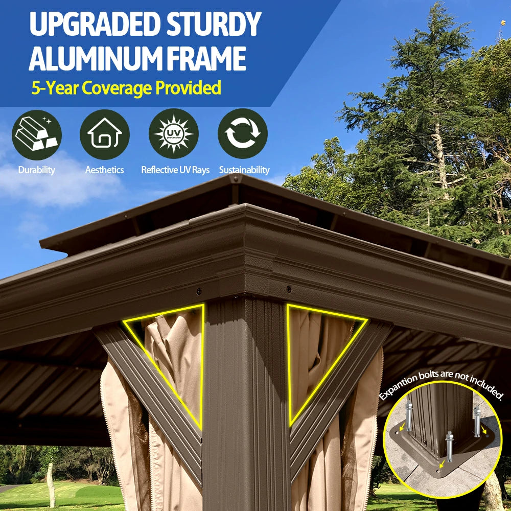 Domi Hardtop gazebo#size_14'x24'