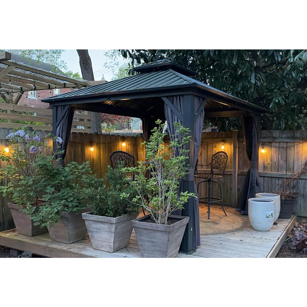 Domi Outdoor Living Hardtop Gazebo#size_8'x8'
