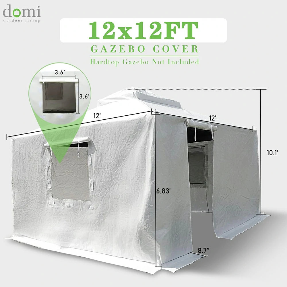domi hardtop gazebo cover#size_12' x 12'
