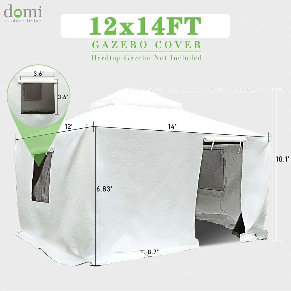 domi hardtop gazebo cover#size_12' x 14'