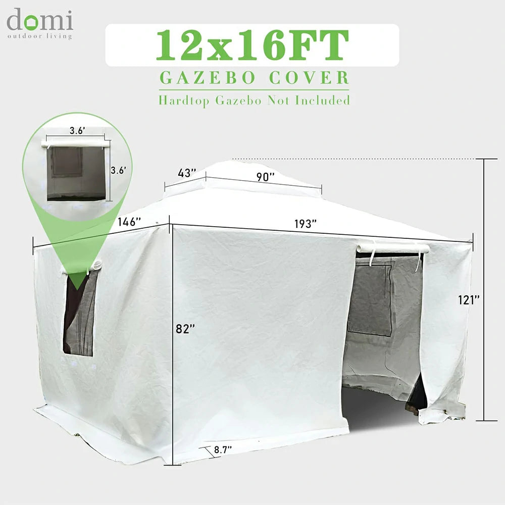 domi hardtop gazebo cover#size_12' x 16'