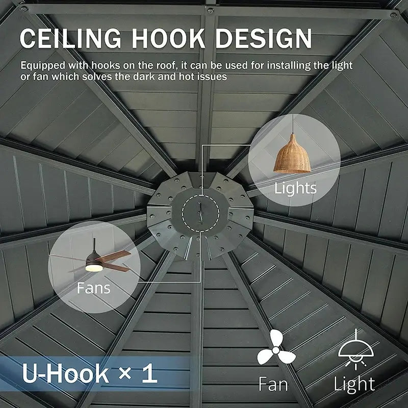 13'x13' Sunroom - Octagonal Solarium