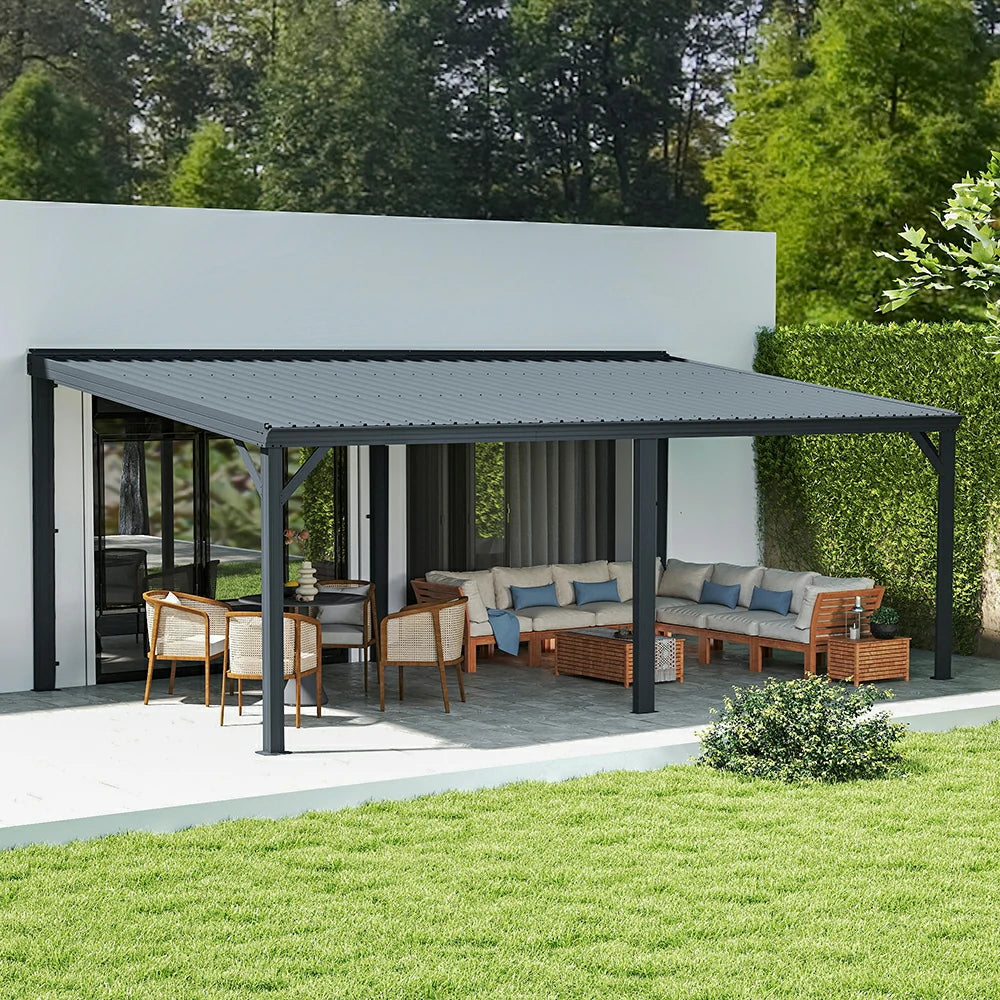 Domi wall mounted gazebo#size_12'x20'