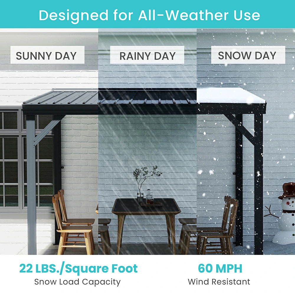 Domi wall mounted gazebo#size_8'x10'
