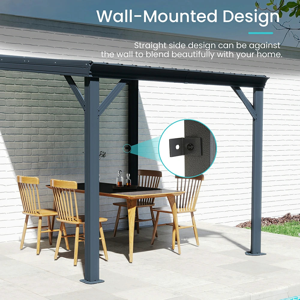 Domi wall mounted gazebo#size_8'x10'