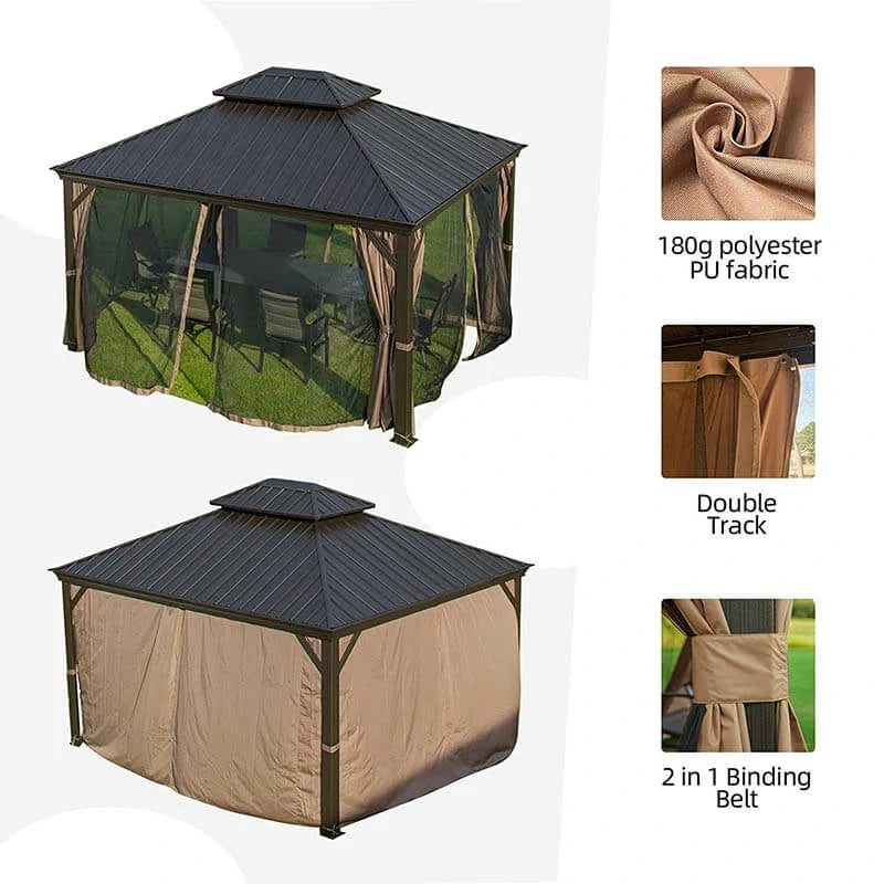 Domi Hardtop gazebo#size_10'x12'