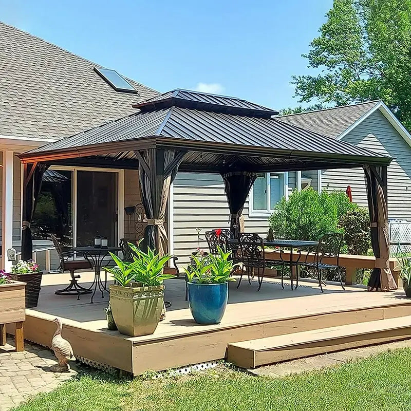 Domi Hardtop gazebo#size_12'x16'