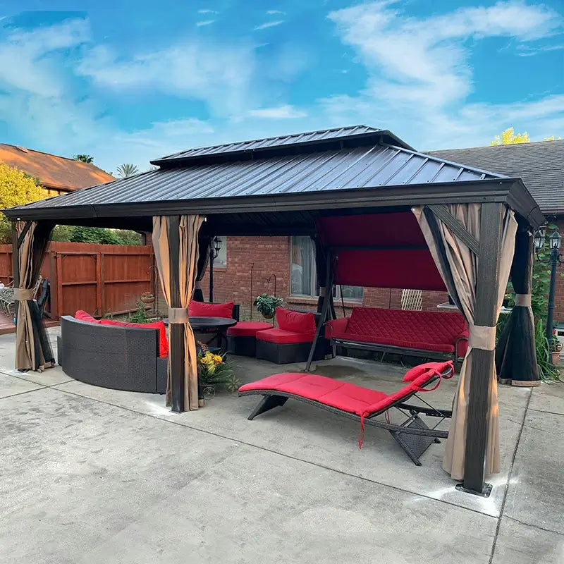 Domi Hardtop gazebo#size_12'x18'