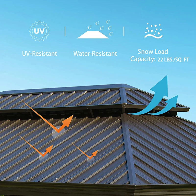 Domi Hardtop gazebo#size_12'x18'