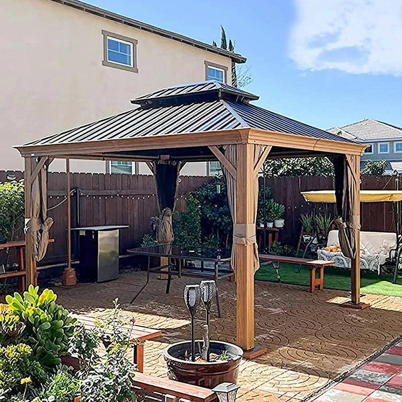 domi outdoor living hardtop gazebo#size_10'x12'