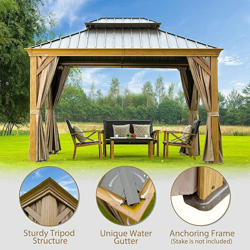 domi outdoor living hardtop gazebo#size_10'x12'