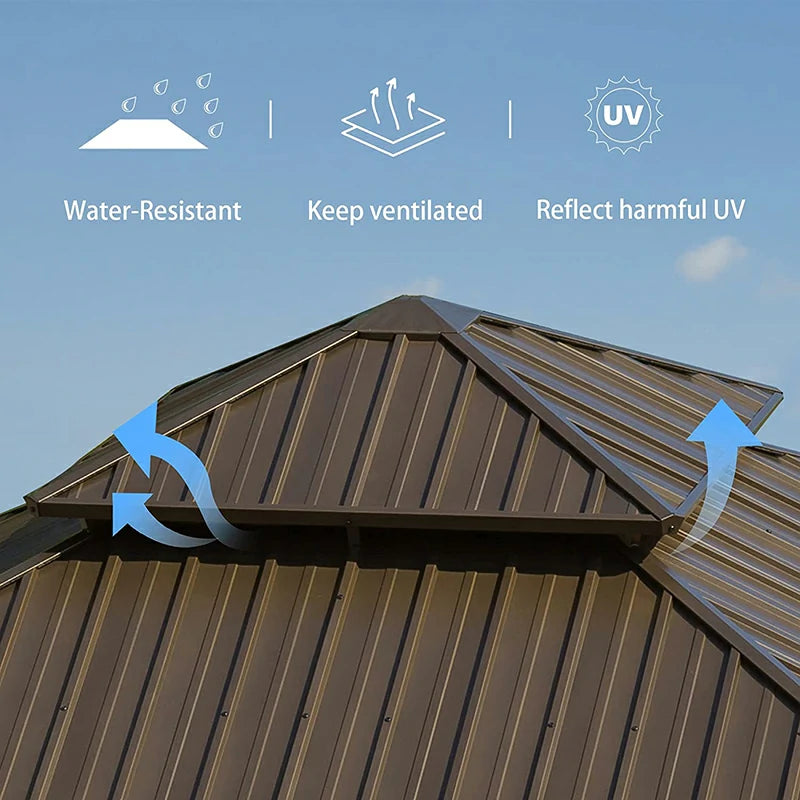 Domi Hardtop gazebo#size_12'x12'