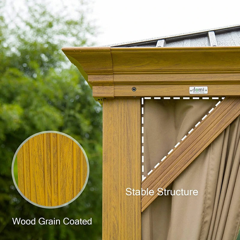 domi outdoor living hardtop gazebo#size_12'x20'