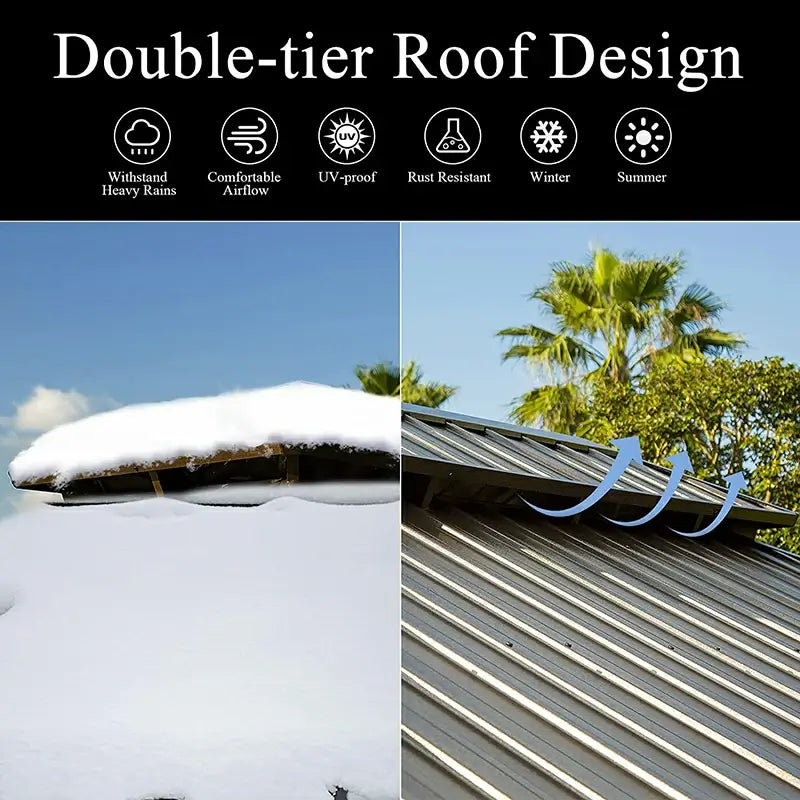 domi outdoor living hardtop gazebo#size_12'x14'