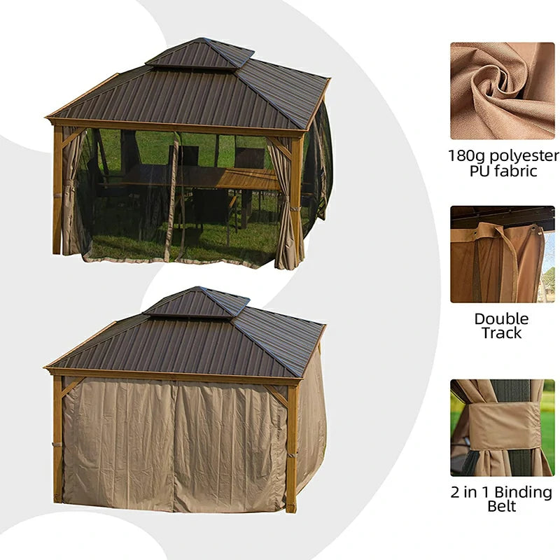 domi outdoor living hardtop gazebo#size_12'x12'