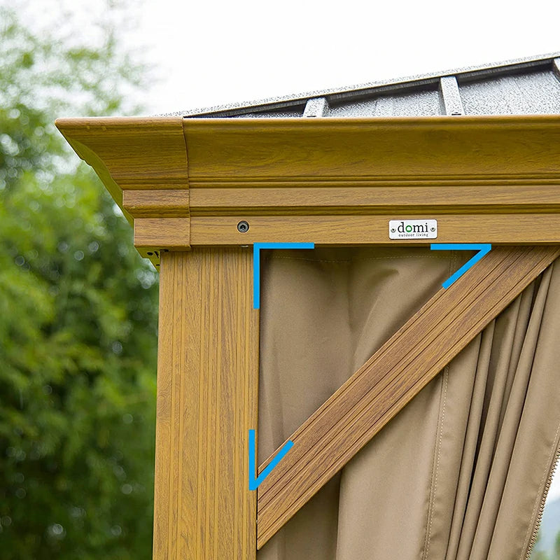 domi outdoor living hardtop gazebo#size_12'x12'