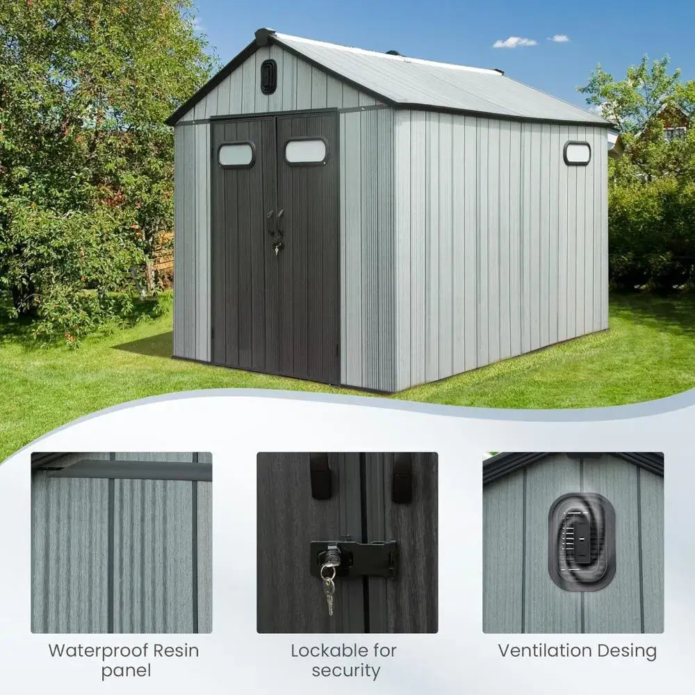 domi resin storage shed#size_8' x 10'