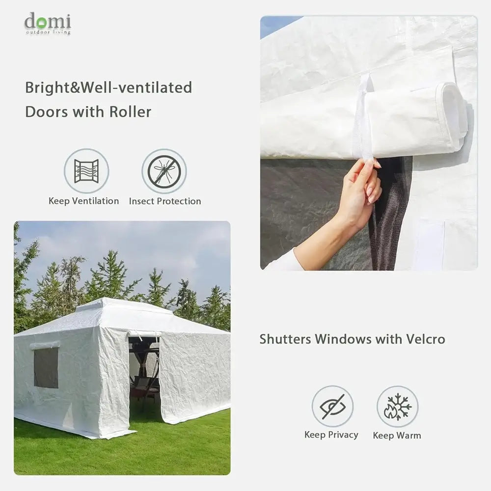 domi hardtop gazebo cover#size_8' x 8'