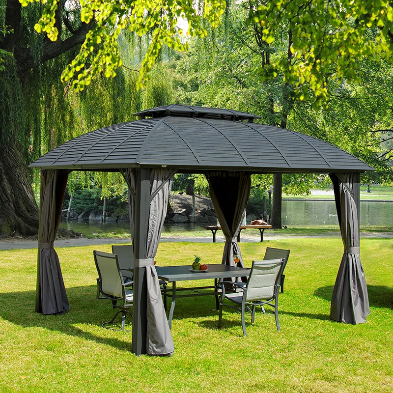 Domi Outdoor Living 10' x 12' Arc Hardtop Gazebo