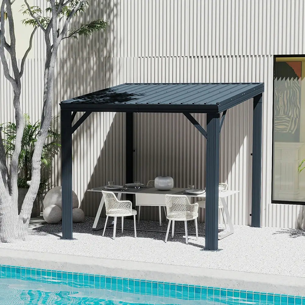 Domi wall mounted gazebo#size_8'x8'