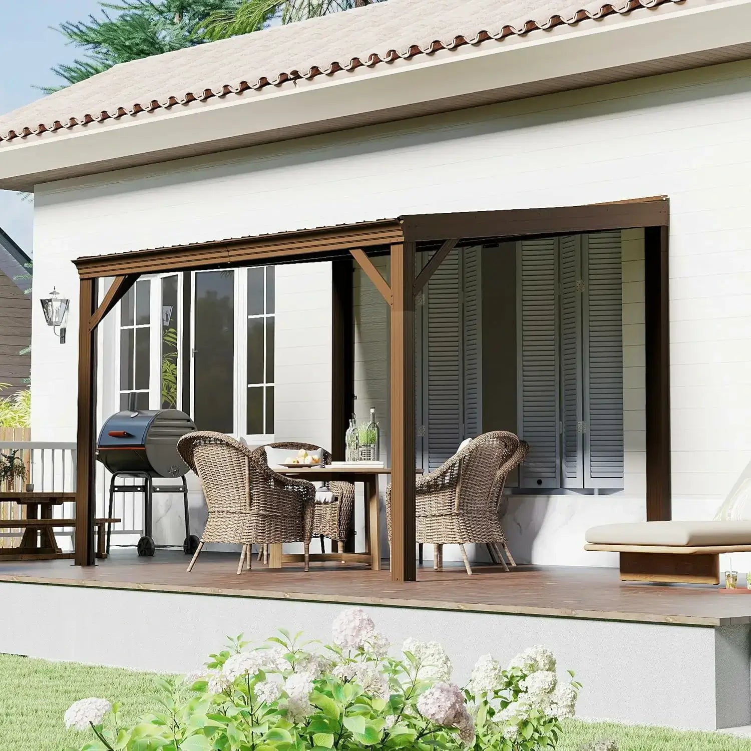 Domi wall mounted gazebo#size_8'x10'