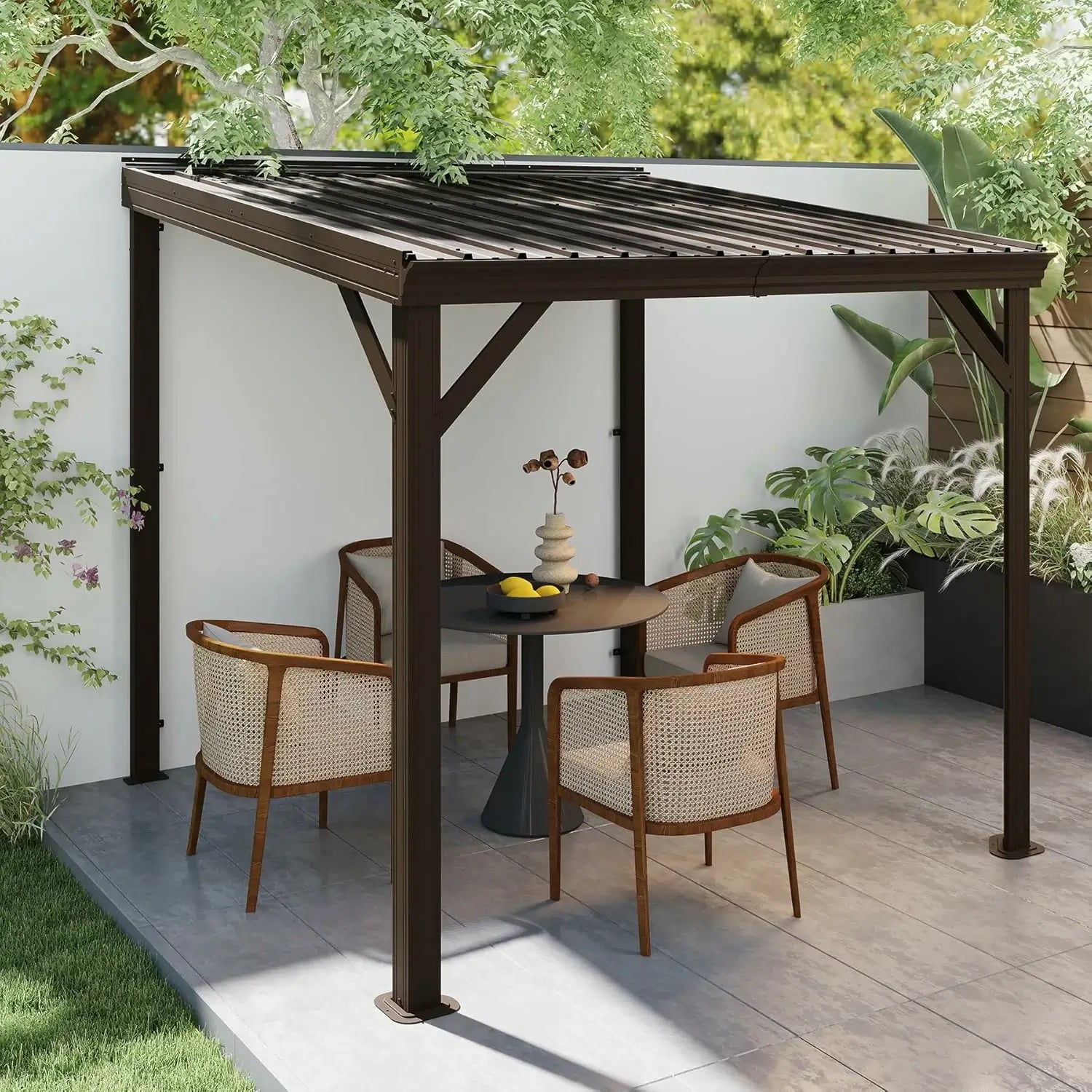Domi wall mounted gazebo#size_8'x8'