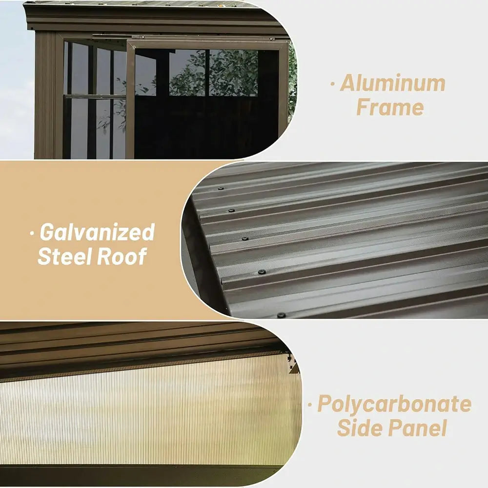 Domi wall mounted sunroom#size_10'x12'