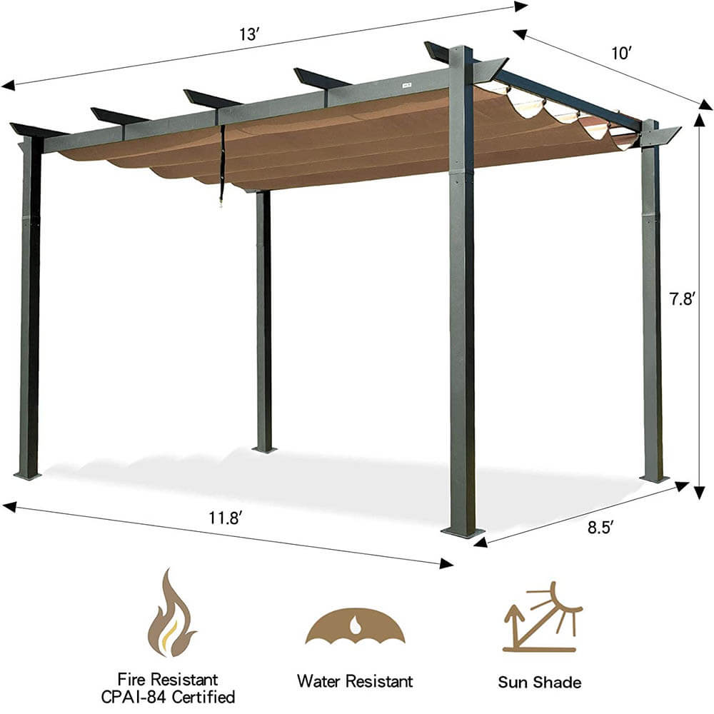  Pergola Grey#size_10'x13'