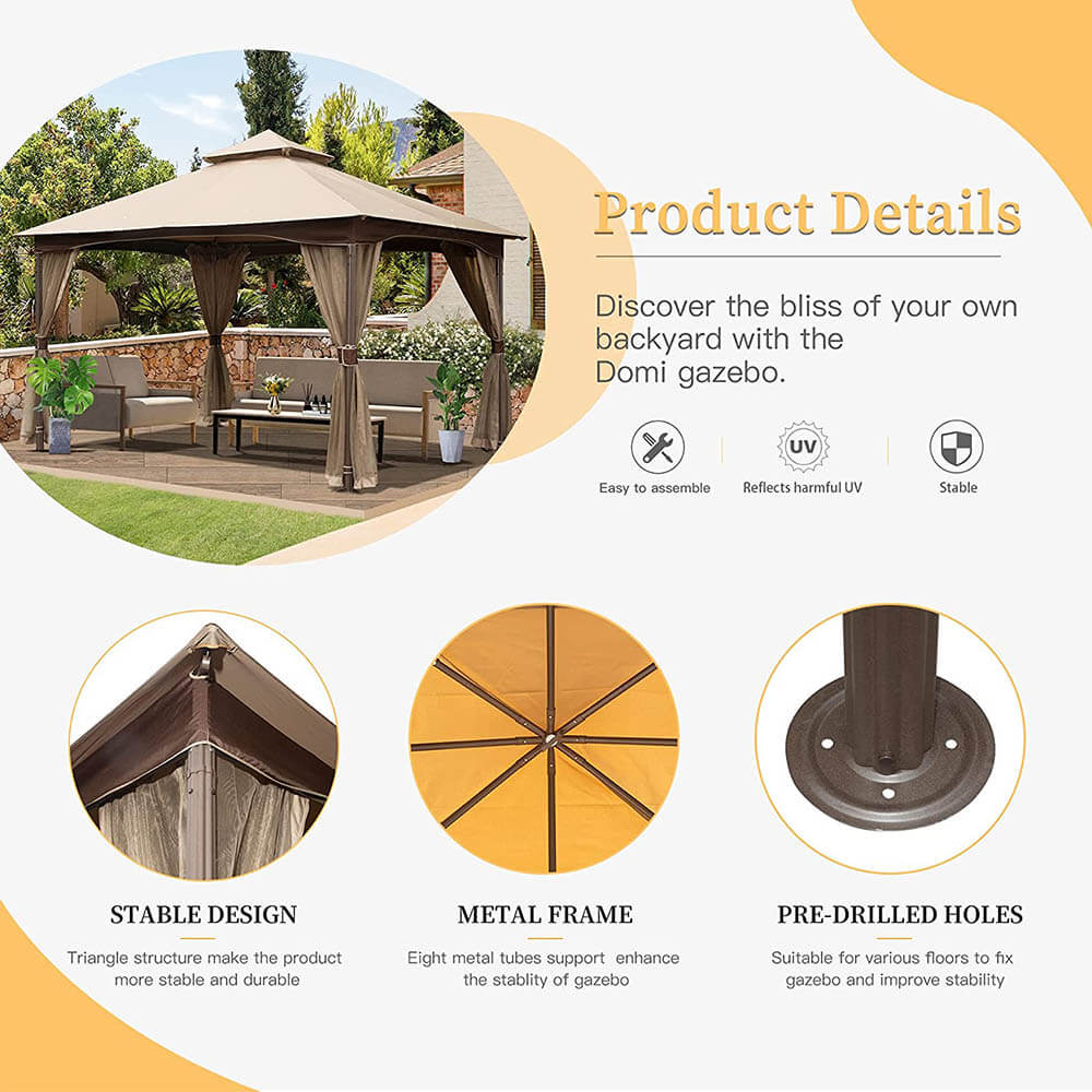 Domioutdoorliving gazebo