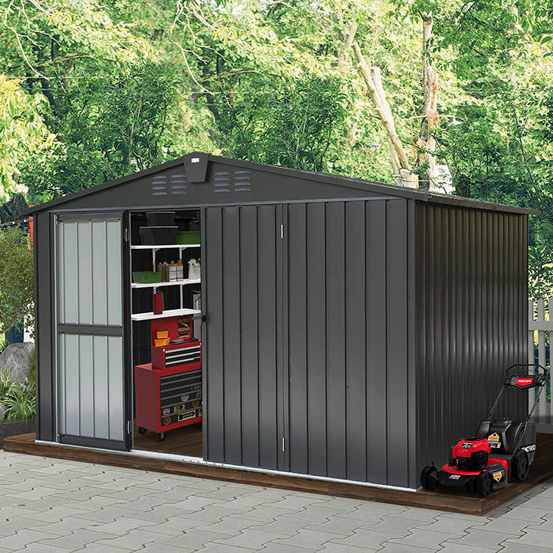 Domi Outdoor Living Outdoor Storage Shed Gable Roof#size_ 9.3'x7.6'